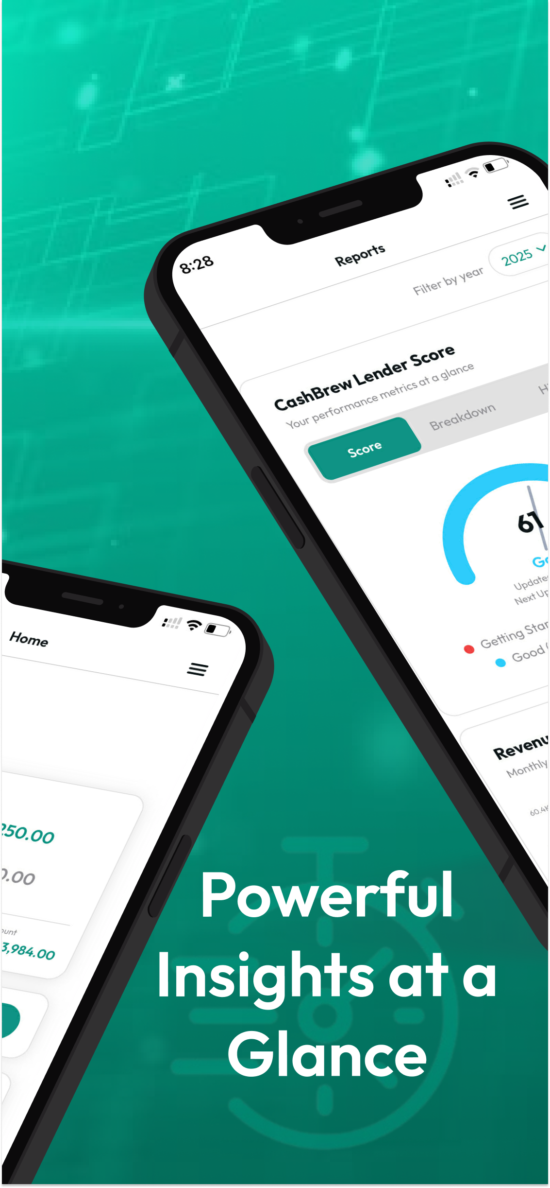 CashBrew Lending Dashboard Screenshot 2 - Borrower Management and Tracking